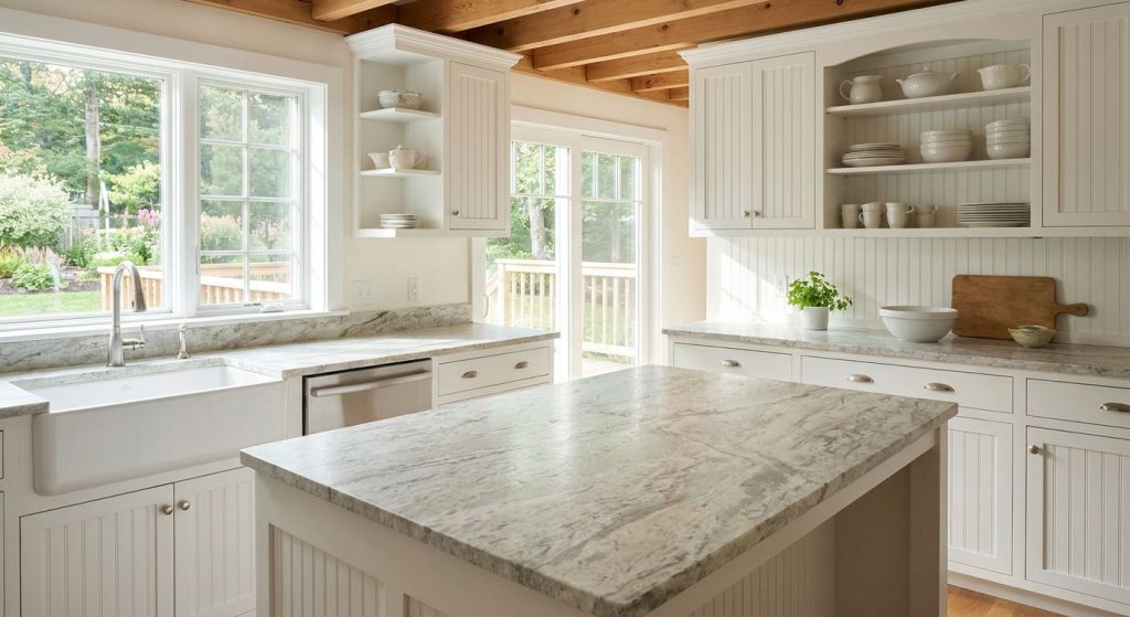 Granite countertops for Cape Cod style kitchens