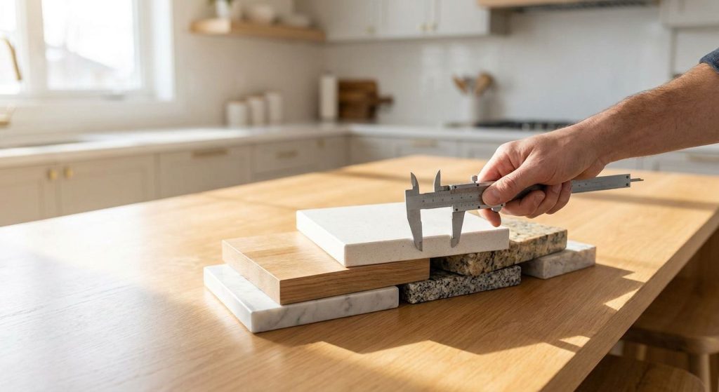 How to choose the right countertop thickness for your kitchen