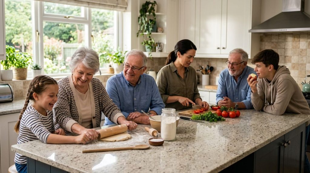 Best countertop material for multigenerational households