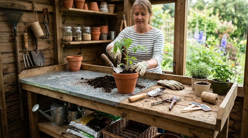 Best countertops for garden shed potting benches