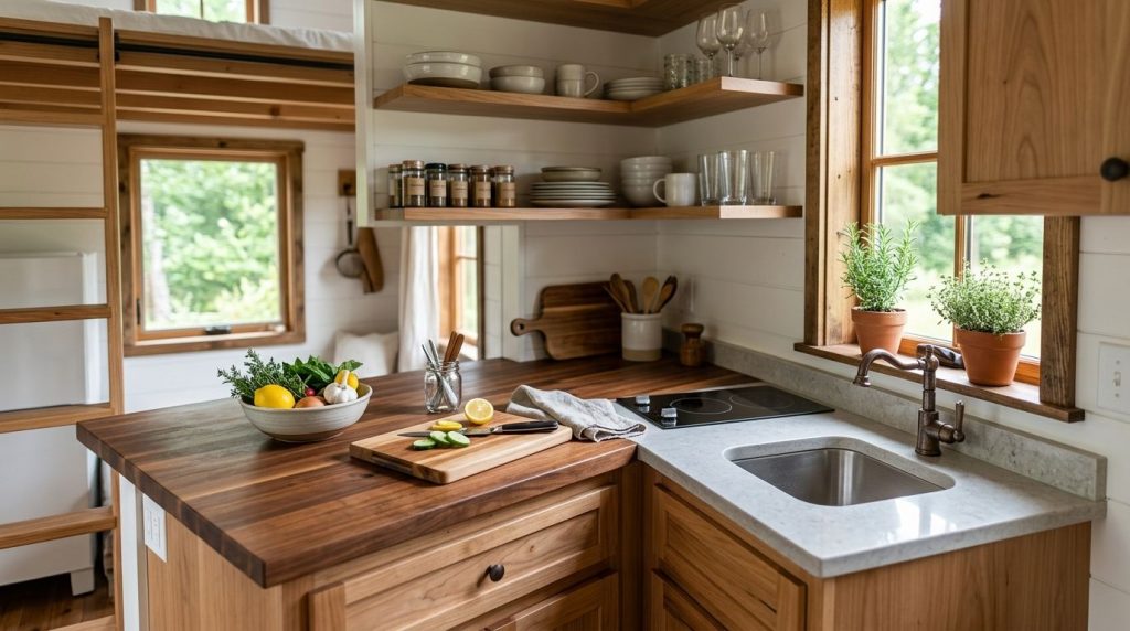 Best countertops for tiny home kitchens