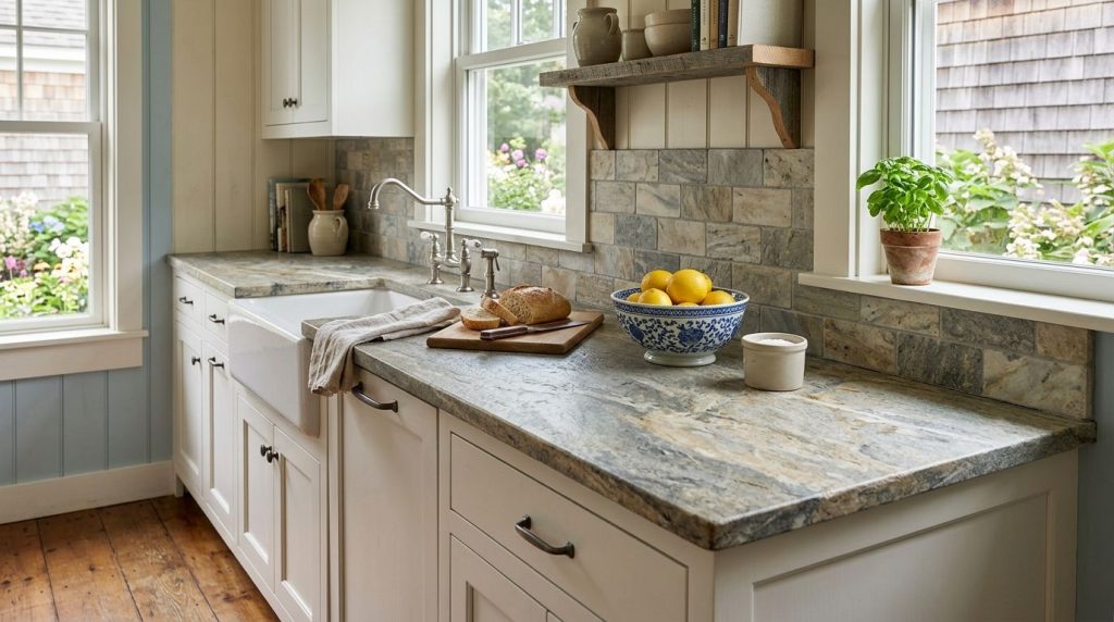 Best natural stone for Cape Cod style kitchens