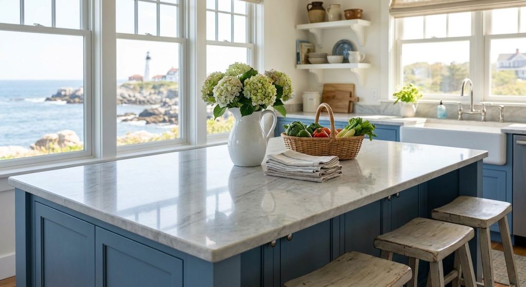 Best stone countertops for coastal New England homes