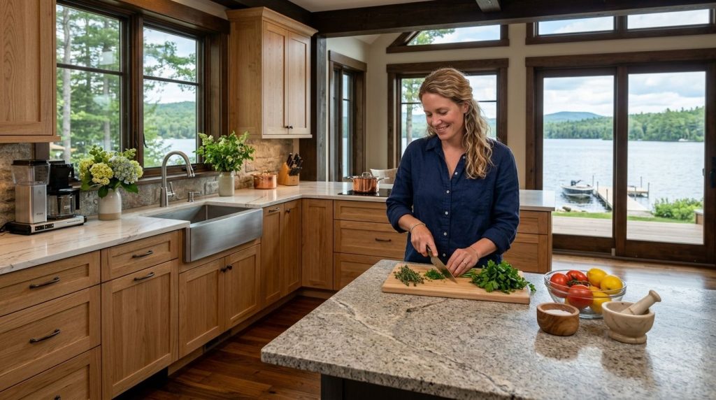 Best stone countertops for lake house kitchens