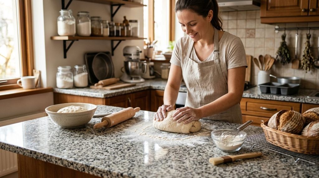 Granite countertops for home bakeries