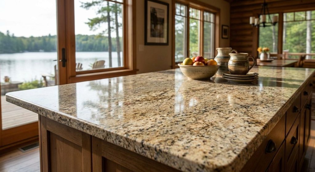 Granite countertops for lake house kitchens