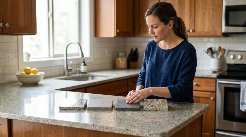 How to choose a finish for granite countertops