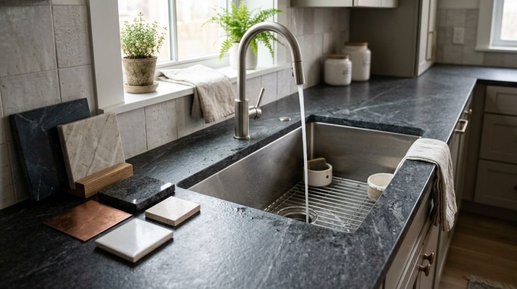 How to choose a sink material for your stone countertops
