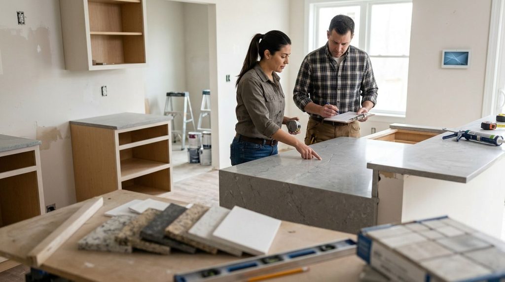 How to price a countertop project for a house flip