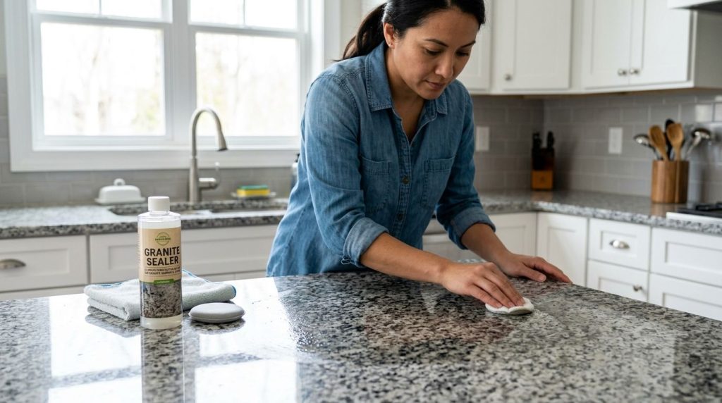 How to seal granite countertops
