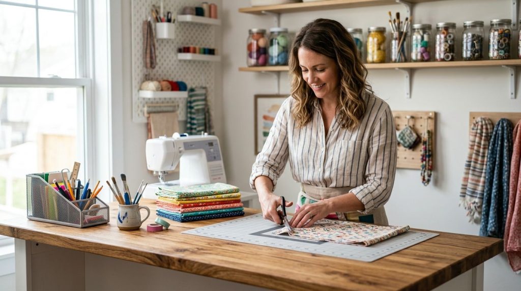 How to select countertops for a craft room